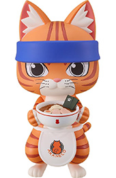 ＜ねんどろいど ラーメン赤猫 文蔵 ノンスケール プラスチック製 塗装済み可動フィギュア＞