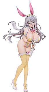 ＜シノビマスター 閃乱カグラ NEW LINK 月光 バニーVer. 1/4スケール 磁石&プラスチック製 塗装済み完成品フィギュア＞