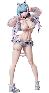 ＜Bibi Buttons 近未来ネコマタ ミウ 豪華版 1/6 スケール PVC&ABS製 塗装済み完成品フィギュア＞