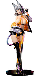 ＜HEA PREMIUM 猫女 deano[デアノ] 野球女子ver. 1/4 スケール PVC&ABS&PU製 塗装済み完成品フィギュア＞