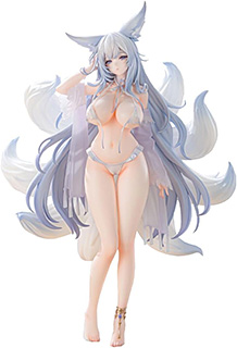 ＜あみあみ×AniGame アズールレーン 信濃 雅夢の白浜Ver. 全高約295mm（台座含まず） PVC、ABS製1/6スケール塗装済み完成品フィギュア＞